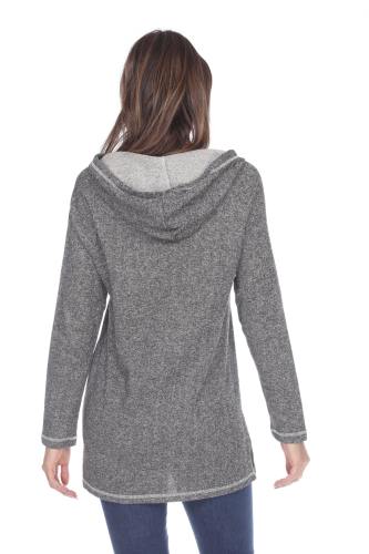 8905 Junior's French Terry Tunic Pullover Hoodie