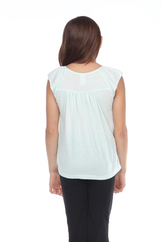 9014 Girl's Flutter Sleeve Tank