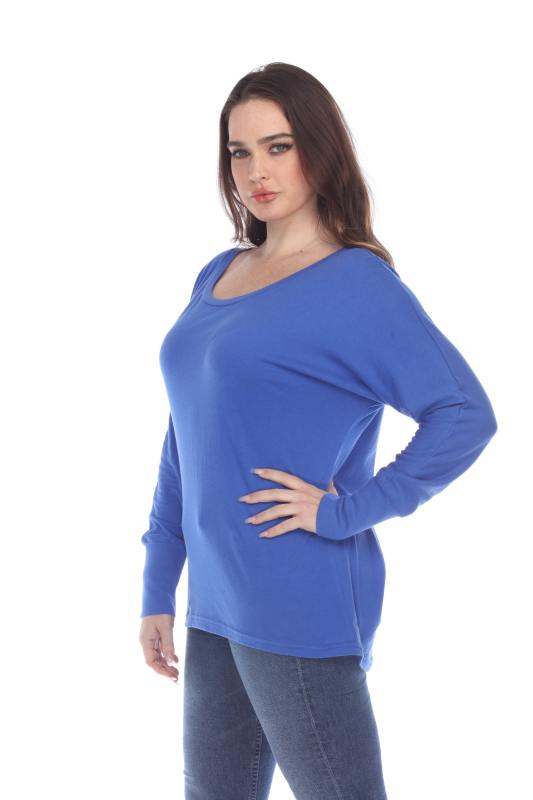 1101 Junior's Kimono Long Sleeve Hi-Lo Tee