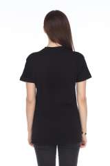 4004 Adult Unisex Short Sleeve Crew Neck Rolled Cuff Tee