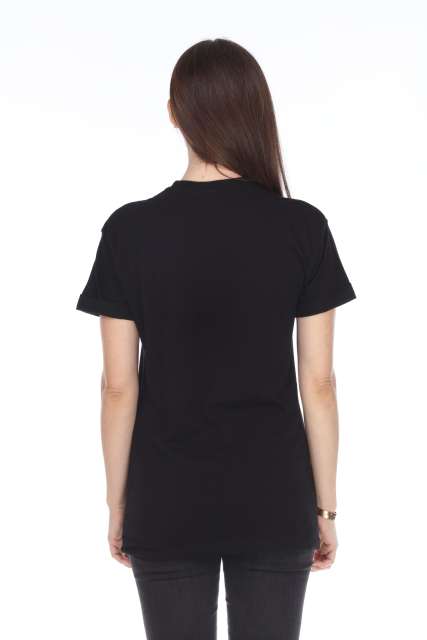 4004 Adult Unisex Short Sleeve Crew Neck Rolled Cuff Tee