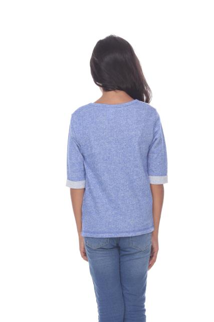 8908 Girls Cuffed 3/4 Sleeve Pullover