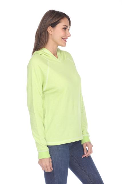8906 Junior's French Terry Boxy Hoodie Pullover