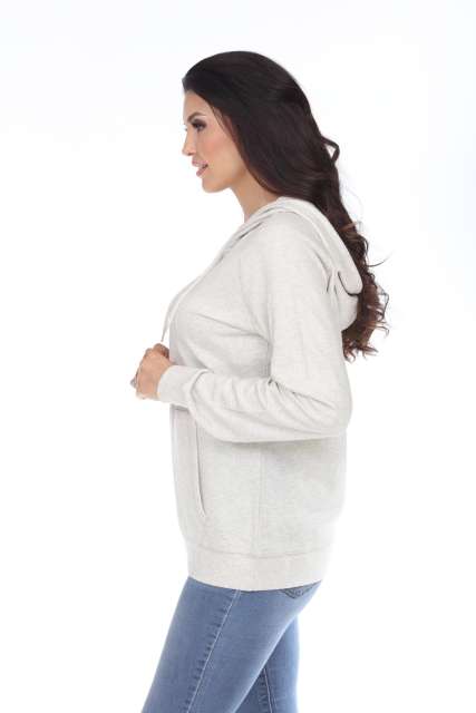 3892 Unisex French Terry Long Sleeve Zip Hoodie