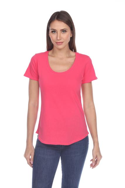 1001 Juniors Scoop Neck Tee