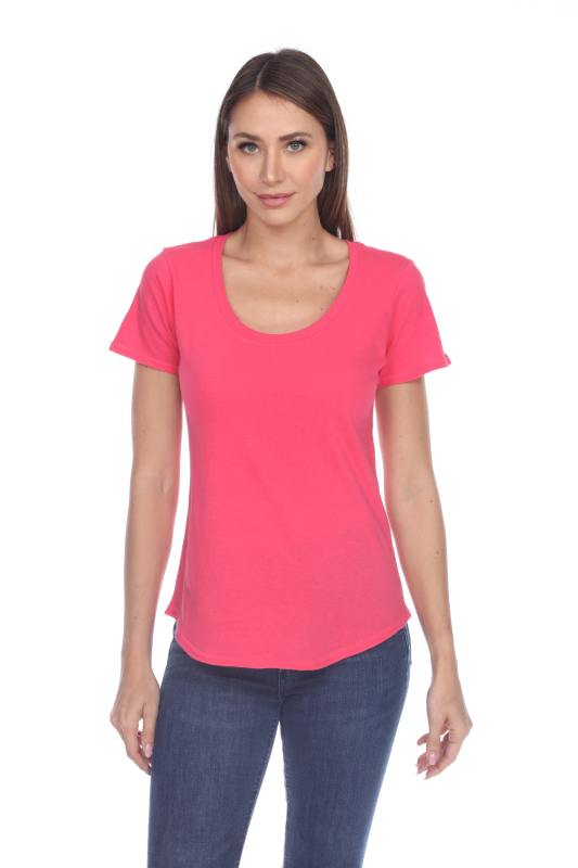 1001 Juniors Scoop Neck Tee