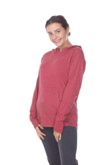 3606 Adult Unisex Pullover Hoodie with Curve Hem