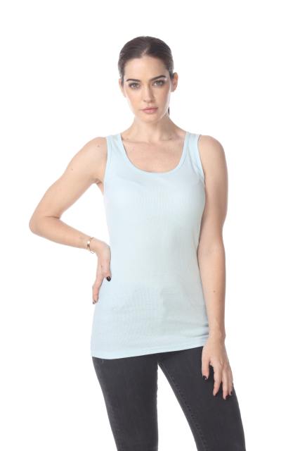 2000 2 x 1 Rib Tank Top