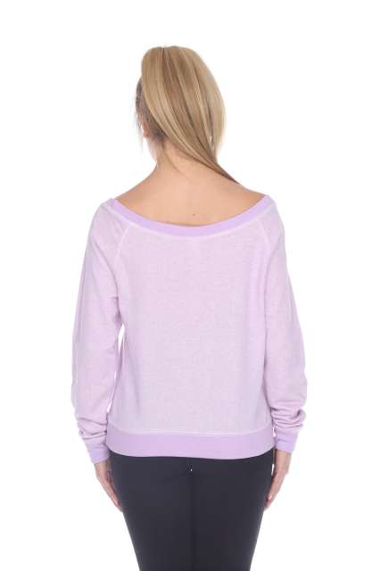 8904 Junior's French Terry Long Sleeve Pullover