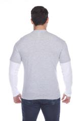 4760 Men's Thermal 2-fer Long Sleeve Jersey Tee