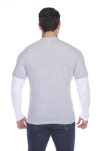 4760 Men's Thermal 2-fer Long Sleeve Jersey Tee