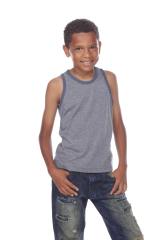 9601 Boy's Tri Blend Tank