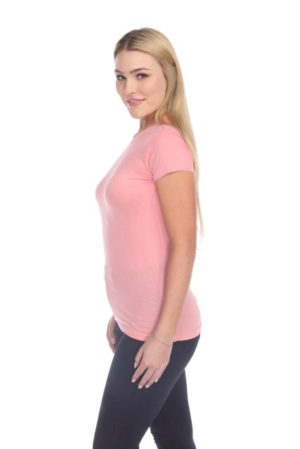 1000 Junior's Luxury Cap Sleeve Crew Neck Tee