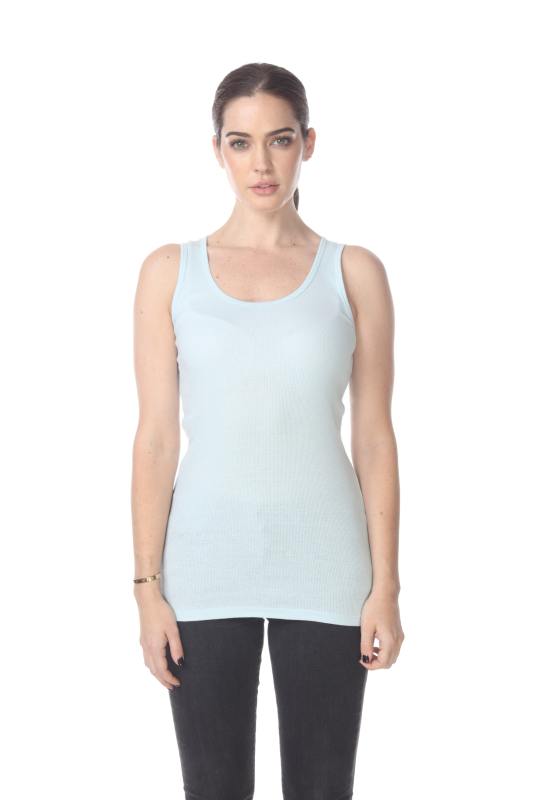 2000 2 x 1 Rib Tank Top