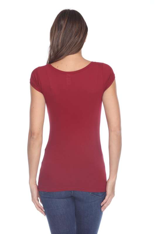 5001 Junior's Cap Sleeve Scoop Neck Tee