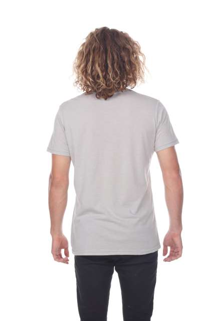 3600 Men's Short Sleeve CVC Blended Crew Neck Tee