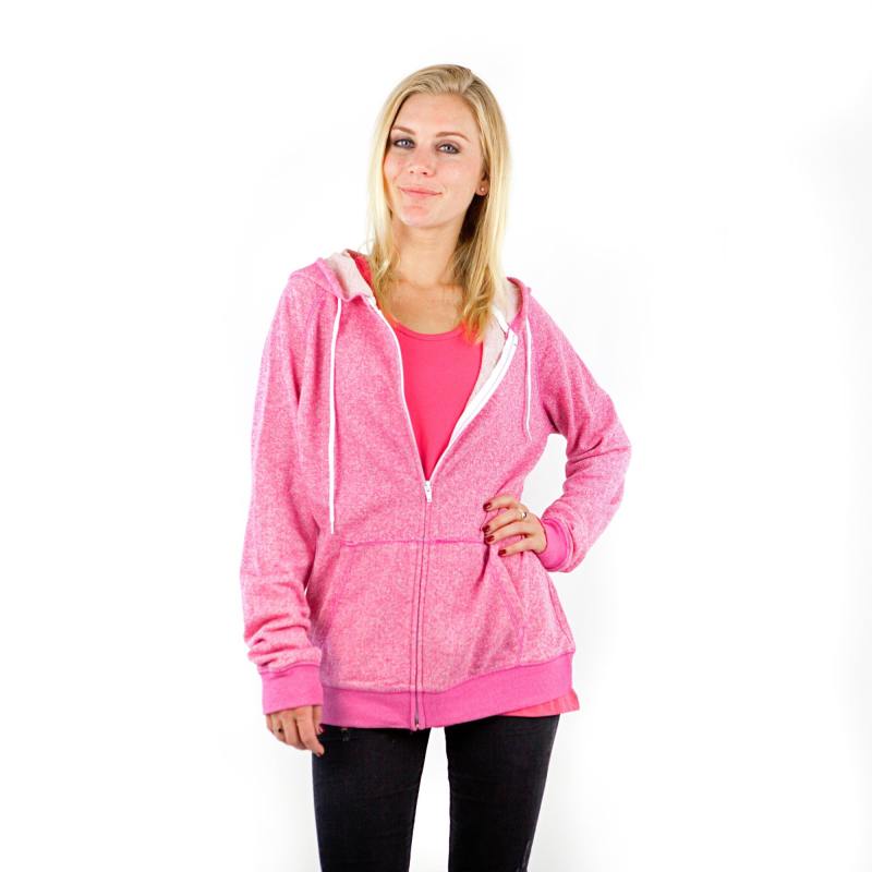 7892 Ladies French Terry Long Sleeve Zip Hoodie
