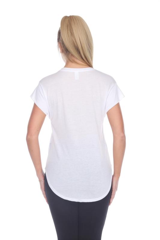 3307 Junior's Modern Cap Sleeve Tee