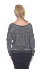 8904 Junior's French Terry Long Sleeve Pullover