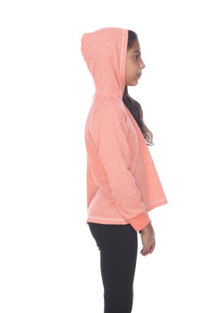 8906G Girls French Terry Pullover Hoodie