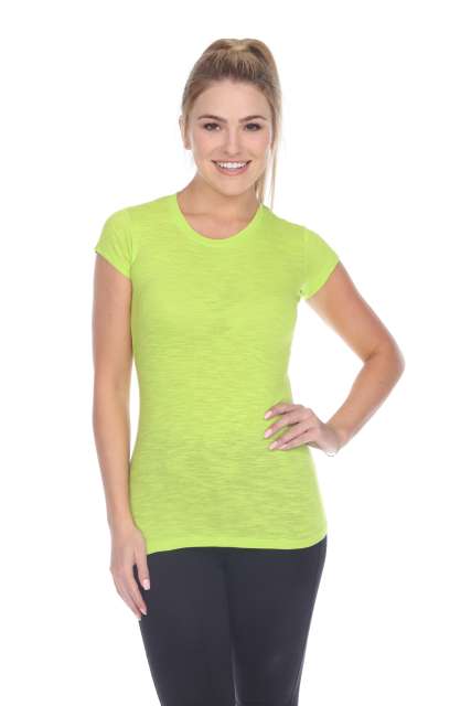 6050 Juniors Cap Sleeve Cotton Slub Tee