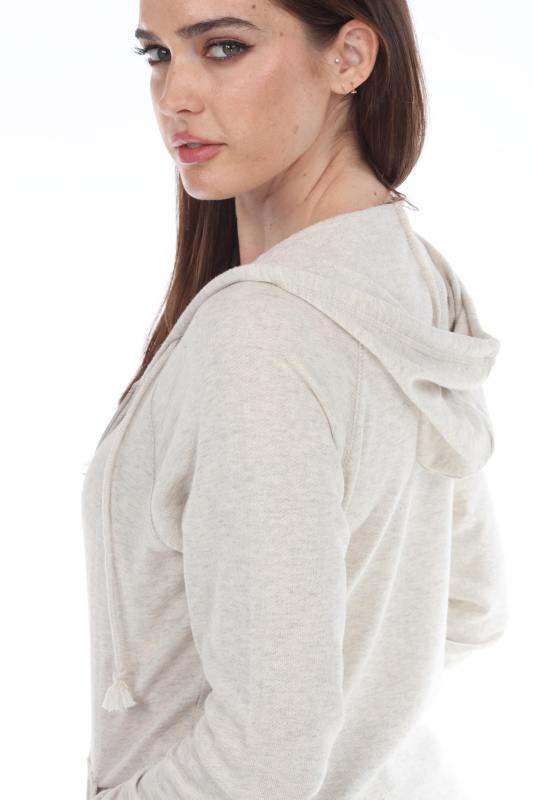 8902 Juniors French Terry Long Sleeve Zip Hoodie