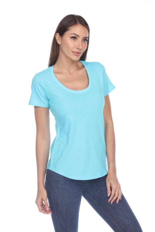 1001 Juniors Scoop Neck Tee