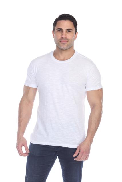 6550 Men's Short Sleeve Cotton Slub Tee
