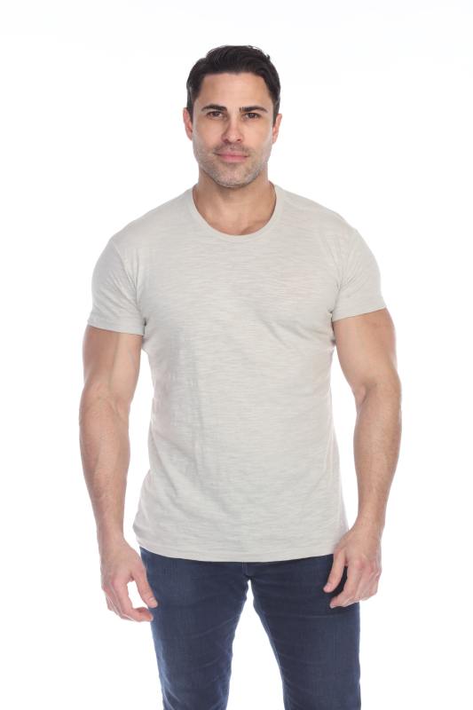 6550 Men's Short Sleeve Cotton Slub Tee