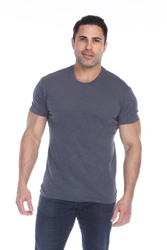 6550 Men's Short Sleeve Cotton Slub Tee