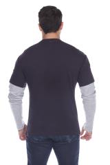 4760 Men's Thermal 2-fer Long Sleeve Jersey Tee