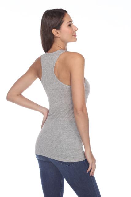 2004 Junior's Poly Linen Blend Racerback Tank