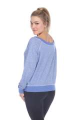 8904 Junior's French Terry Long Sleeve Pullover