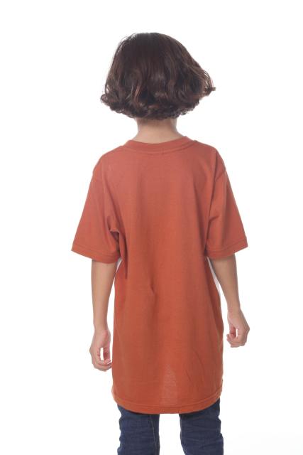 9607 Boy's Color Block V Neck Tee