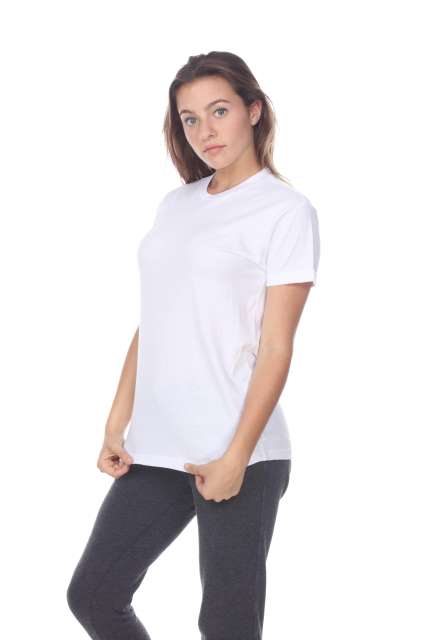 4004 Adult Unisex Short Sleeve Crew Neck Rolled Cuff Tee