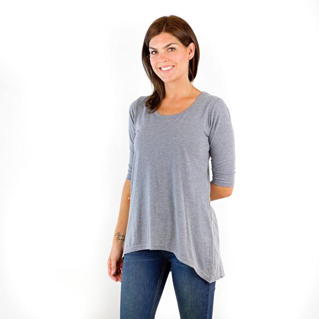 7308 Ladies Hi Lo Flowy Tunic