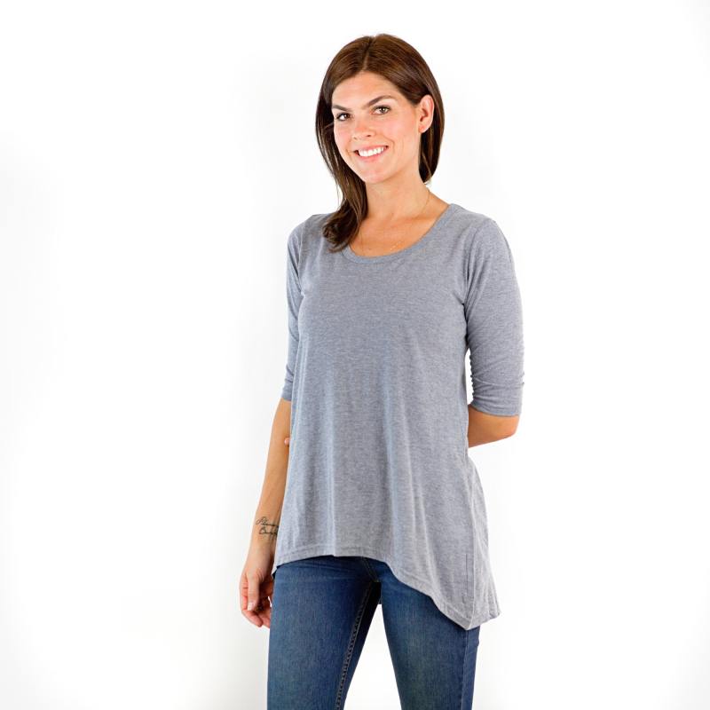 7308 Ladies Hi Lo Flowy Tunic