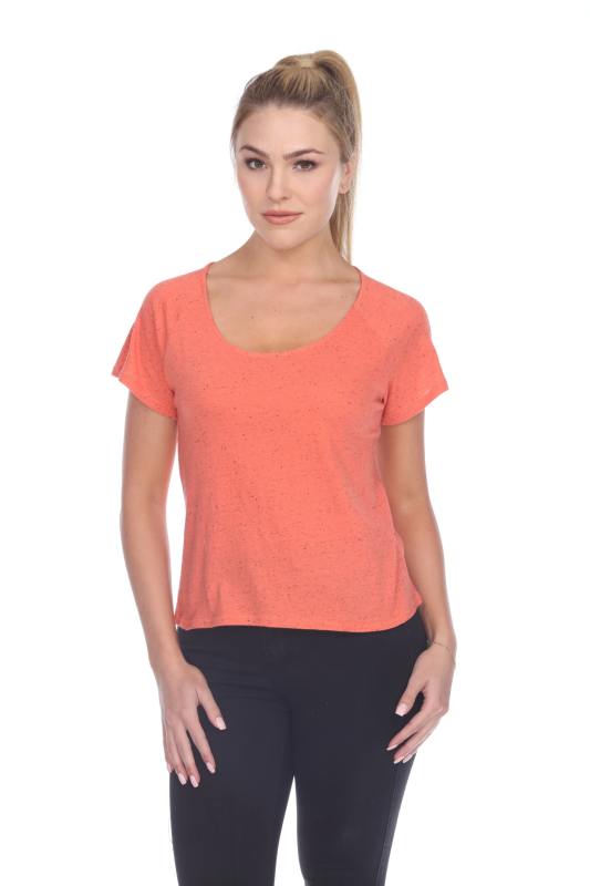 1202 Junior's Cotton Nub Short Sleeve Crop Box Tee