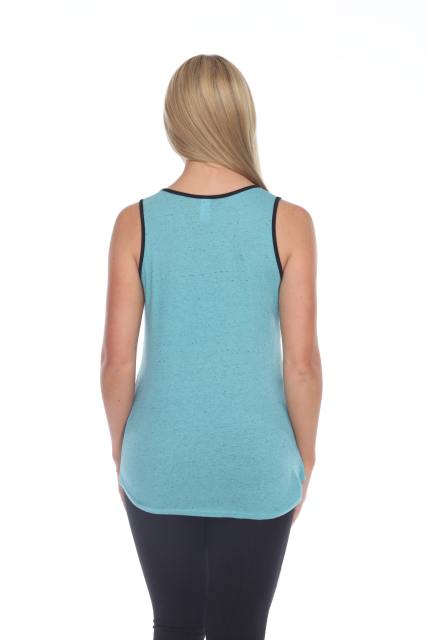 1207 Junior's Curve Hem Nub Ringer Tank