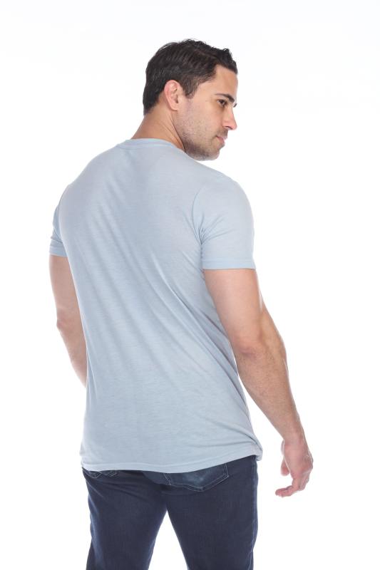 3600 Men's Short Sleeve CVC Blended Crew Neck Tee