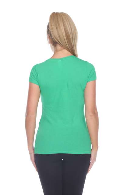 5003 Juniors Cap Sleeve "Tear Drop" V-Neck Tee