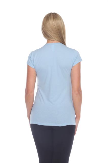 3000 Junior's Cap Sleeve CVC Blended Crew Neck Tee