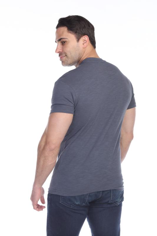 6550 Men's Short Sleeve Cotton Slub Tee