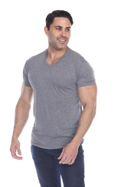 3751 Men's Tri Blend V-Neck Tee