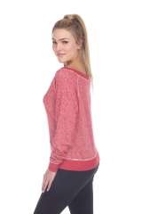 8904 Junior's French Terry Long Sleeve Pullover