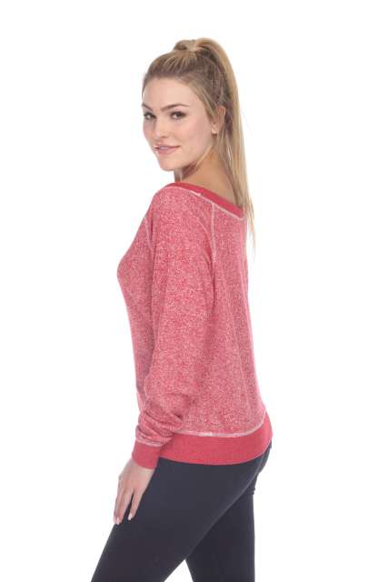 8904 Junior's French Terry Long Sleeve Pullover