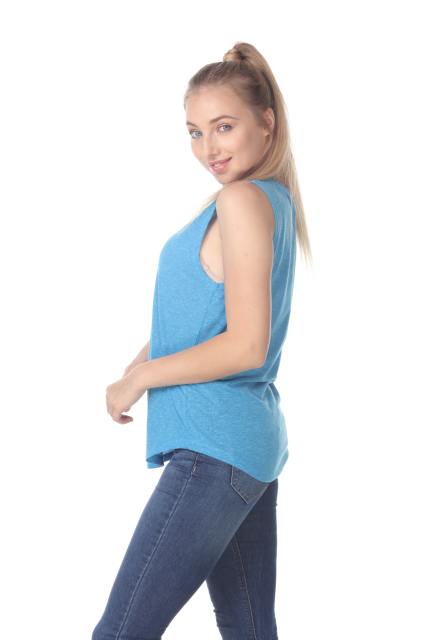 2009 Junior's Poly Linen Muscle Tank