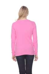 7110 Ladies Long Sleeve Crew Neck Tee with Side Vents