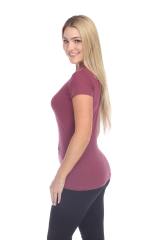 1000 Junior's Luxury Cap Sleeve Crew Neck Tee