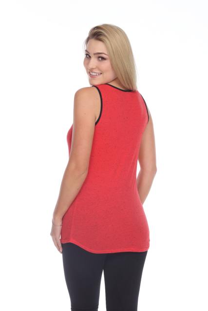 1207 Junior's Curve Hem Nub Ringer Tank